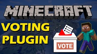 Vote together on your server in Minecraft with Voting Plugin [upl. by Dalston484]