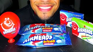 ASMR AIRHEADS BITES XTREME CANDY WHITE MYSTERY FLAVORS COMMERCIAL AD MUKBANG EATING MOUTH SOUNDS [upl. by Naeloj]