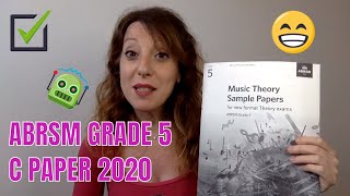 C Paper Grade 5 2020  ABRSM  ANSWERED and EXPLAINED [upl. by Dihsar677]