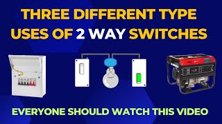 2 Gang 2 Way Switch Connection  How to Wire Two Gang Two Way Switch  Explain with Circuit Diagram [upl. by Naivatco]