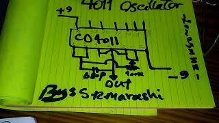 cd4011 20mhz oscillator super simple [upl. by Temp]