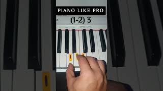 Piano easy like pro  pianotutorial pianofacil Learn Lesson shortsvideo [upl. by Ayhdiv]