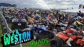 Weston Beach Race 2024 Quads [upl. by Herc]