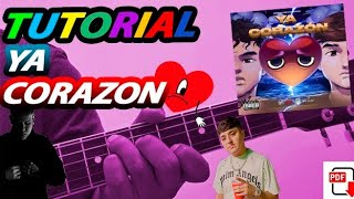 Ya Corazón🤍🥀  TUTORIAL  AcordesArmonía [upl. by Alberik]