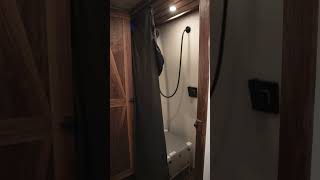 One of the rarities of van life  a private walk in shower 🛁 vanlife vanbuild pdx campervan OR [upl. by Corny689]