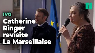 Réécoutez La Marseillaise féminisée par Catherine Ringer lors de la cérémonie sur l’IVG [upl. by Cristoforo]