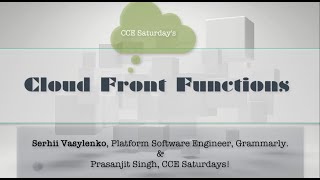 CloudFront Functions  CCE Saturdays [upl. by Babcock988]