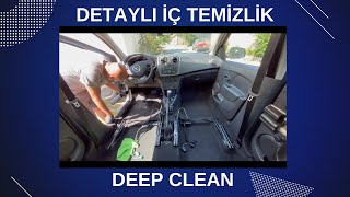 Detaylı iç temizlik Dacia Sandero Stepway Deep Clean 4K reklam [upl. by Cirdor854]