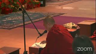 Sakya Monlam for Peace Morning prayer session 0900–1200 July 31 – day 2 [upl. by Yssor]