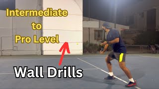 12 Tennis Wall Drills for Intermediate and Pro Players [upl. by Ier311]