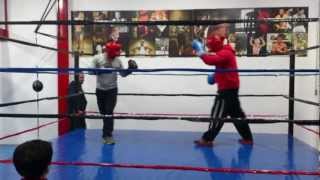 Mi primer sparring despues de mes y medio de entrenamiento [upl. by Grew]