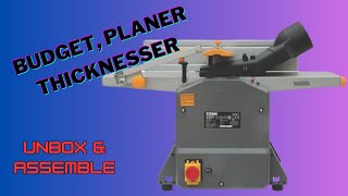 Unbox amp Assemble a Budget Titan Planer Thicknesser  How to setup and start milling [upl. by Ecnaret802]