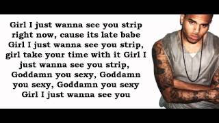 Chris Brown Ft Kevin McCall  Strip Lyrics [upl. by Elroy602]