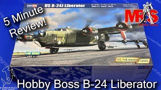 Hobby Boss 148 B24J  5 Minute Review [upl. by Ahsaekal421]