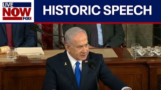 WATCH IN FULL Netanyahu addresses joint session of Congress  LiveNOW from FOX [upl. by Piderit]