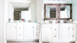 Master Bathroom Organization and Updates [upl. by Anirehtak998]