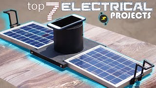 Top 7 Electrical Engineering Projects 2022  DIY Electrical Ideas [upl. by Ardnuek]