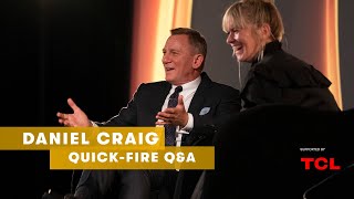 Daniel Craig gives his take on who should be the next Bond and more answers in this quickfire QampA [upl. by Rolyt984]