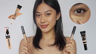 Testing BEST Drugstore Concealers for Under Eye amp Dry Skin [upl. by Anelej]