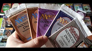 The Subtle Art of searching old Magic The Gathering Booster Packs [upl. by Luelle573]