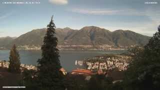 Zwei Tage am Langensee Bootsverkehr Feuerwerk Villa Orselina und eine Mondfahrt nach Italien [upl. by Amre779]