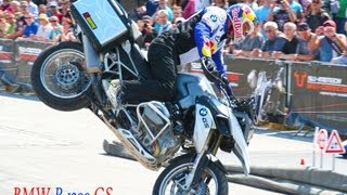 BMW R 1200 GS BMW Motorrad Days 2013 Chris Pfeiffer Stunt Riding GS 1200 R 1200 GS LC [upl. by Ellwood]