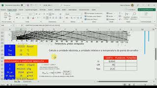 CÁLCULOS PSICROMÉTRICOS NO EXCELVBA com Funções em VBA [upl. by Ahker]