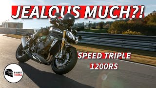 Collecting the SPEED TRIPLE 1200 RS with Mark from BIKE REVZ [upl. by Annayt]