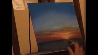 Painting with Pastels demonstration quotFirst Dawn 3quot [upl. by Afihtan]