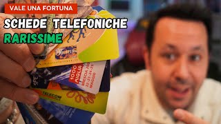 SCHEDE TELEFONICHE RARE  Le 10 Schede che Valgono una Fortuna 🤑 [upl. by Hauck559]