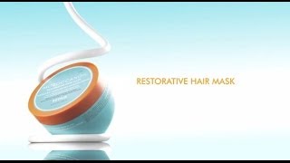 How To Moroccanoil Restorative Hair Mask [upl. by Ixela103]