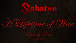 Sabaton  A Lifetime Of War Lyrics English amp Deutsch [upl. by Demy]