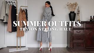 SUMMER OUTFITS  TRYON STYLING HAUL  Samantha Guerrero [upl. by Mundt780]