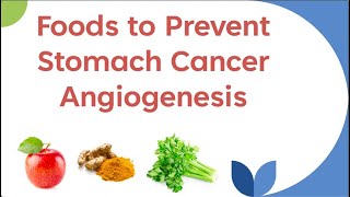 Foods to Prevent Stomach Cancer Angiogenesis [upl. by Reede]