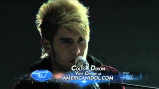 Colton Dixon Time After Time Top 8 AMERICAN IDOL SEASON 11 [upl. by Stine]