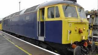 47843 returns to Eastleigh works with 50026 [upl. by Llenal]