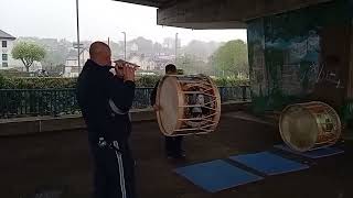 Lambeg Drumming at Inver Larne UK 🇬🇧 [upl. by Dustman]