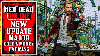 The NEW Red Dead Online Christmas Update Has INSANE GOLD amp Money Farming Methods RDR2 [upl. by Barny]