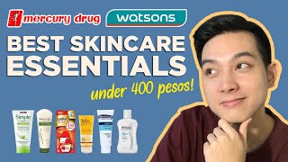 BEST Skincare Essentials sa MERCURY at WATSONS UNDER P400  Jan Angelo [upl. by Sadler]