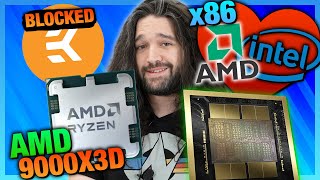 HW News  AMD 9800X3D GN Updates x86 Intel amp AMD Partnership EK Bank Accounts Blocked [upl. by Assilaj381]