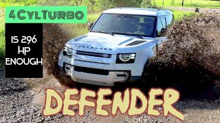 Land Rover Defender P300 Is The Little Turbo 4 Enough To Power The Beast [upl. by Anaihsat]