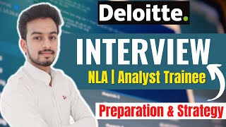 Deloitte NLA Interview Questions  Experience  How to prepare  Analyst Trainee  Coding  Syllabus [upl. by Frydman]