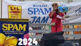 Spam Jam Festival 2024 Waikiki Oahu Honolulu Hawaii [upl. by Matland319]