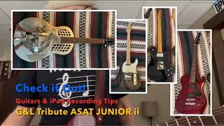 TelesASATsReso Recording Tips amp a General Rambling About Guitar Music amp Resonator GampL Telecaster [upl. by Iatnahs]