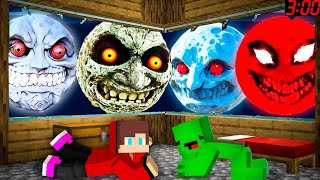 I FOUND SCARY LUNAR MOON 😱 IN MINECRAFT  MINECRAFT HORROR [upl. by Anirtruc]