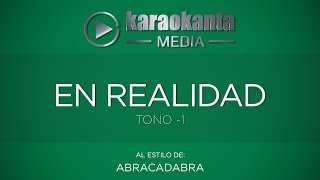 Karaokanta  Abracadabra  En realidad   Tono Menos 1 [upl. by Horter]