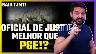 SAIU EDITAL DO TJMT⚠️ CARGO PARA OFICIAL DE JUSTIÇA [upl. by Waldon]