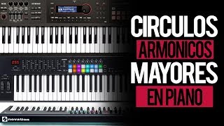 CÍRCULOS ARMÓNICOS MAYORES  APRENDE PIANO [upl. by Newkirk]