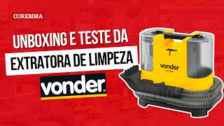 Unboxing e teste da nova EXTRATORA DE LIMPEZA PORTÁTIL Vonder  ELV 400 [upl. by Danielson]