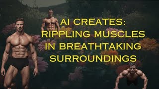 AI Creates Rippling Muscles in Breathtaking Surroundings [upl. by Godfree621]